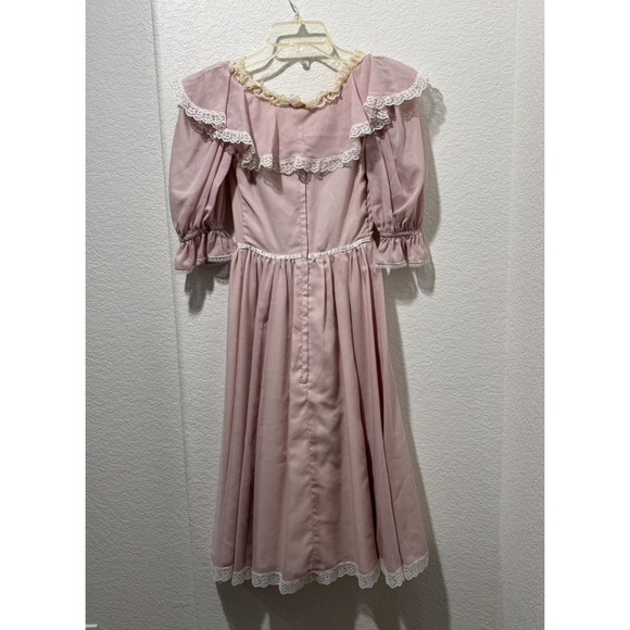 Vtg Gunne Sax Jessica McClintock Romantic Renaissance Bridesmaid Dress Sz 3 - Picture 3 of 13